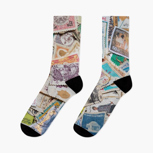 Item preview, Postage Stamps Collage designed and sold by NorthStreetArt.