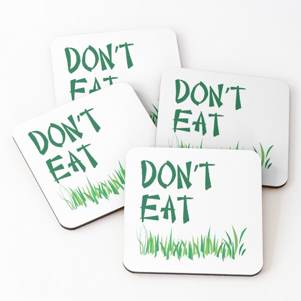 Item preview, Don't eat grass sticker and hoodies designed and sold by Sharath98.