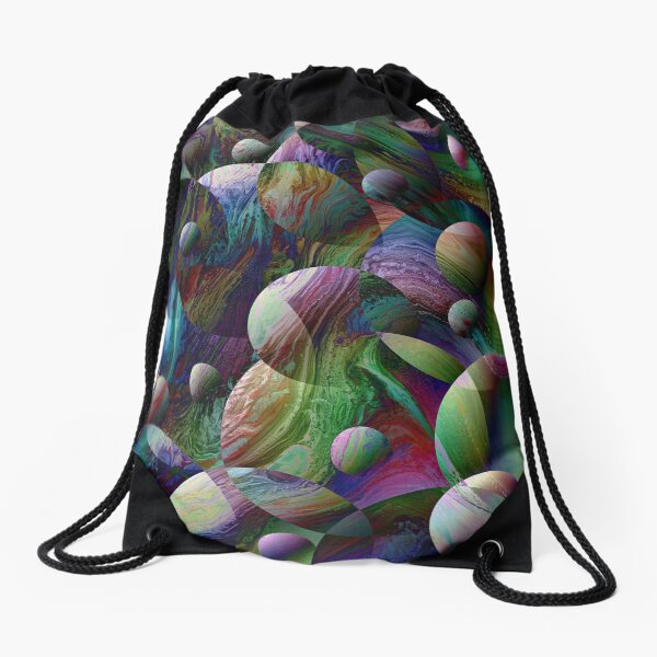 Orbs 4 Drawstring Bag