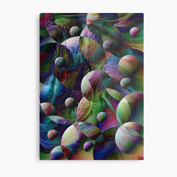 Orbs 4 Metal Print