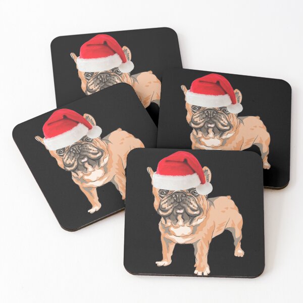 Item preview, French Bulldog Christmas Santa Frenchie Christmas Cream Frenchie Fawn Frenchie Gift designed and sold by FunShirtDesigns.