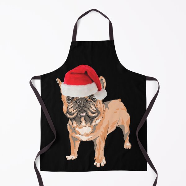 Item preview, Bulldog francés Navidad Santa Frenchie Navidad Crema Frenchie Fawn Frenchie Regalo designed and sold by FunShirtDesigns.