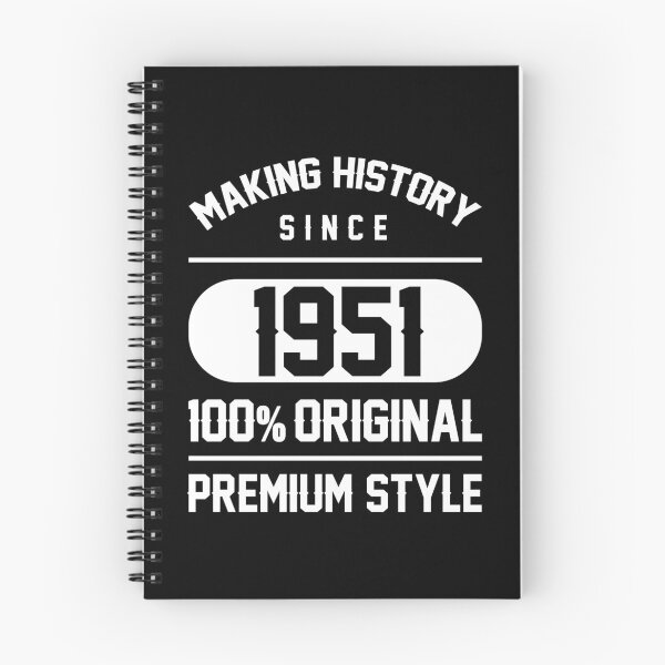 Item preview, Making history since 1951 - 69th Birthday Gift designed and sold by DiogoCalheiros.