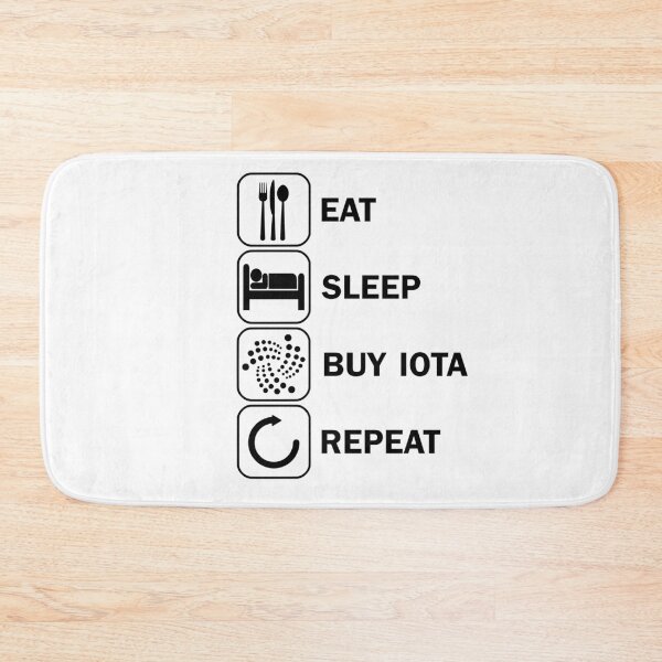 Item preview, Eat Sleep Buy IOTA Repeat Crypto Crypto designed and sold by DerNerd.