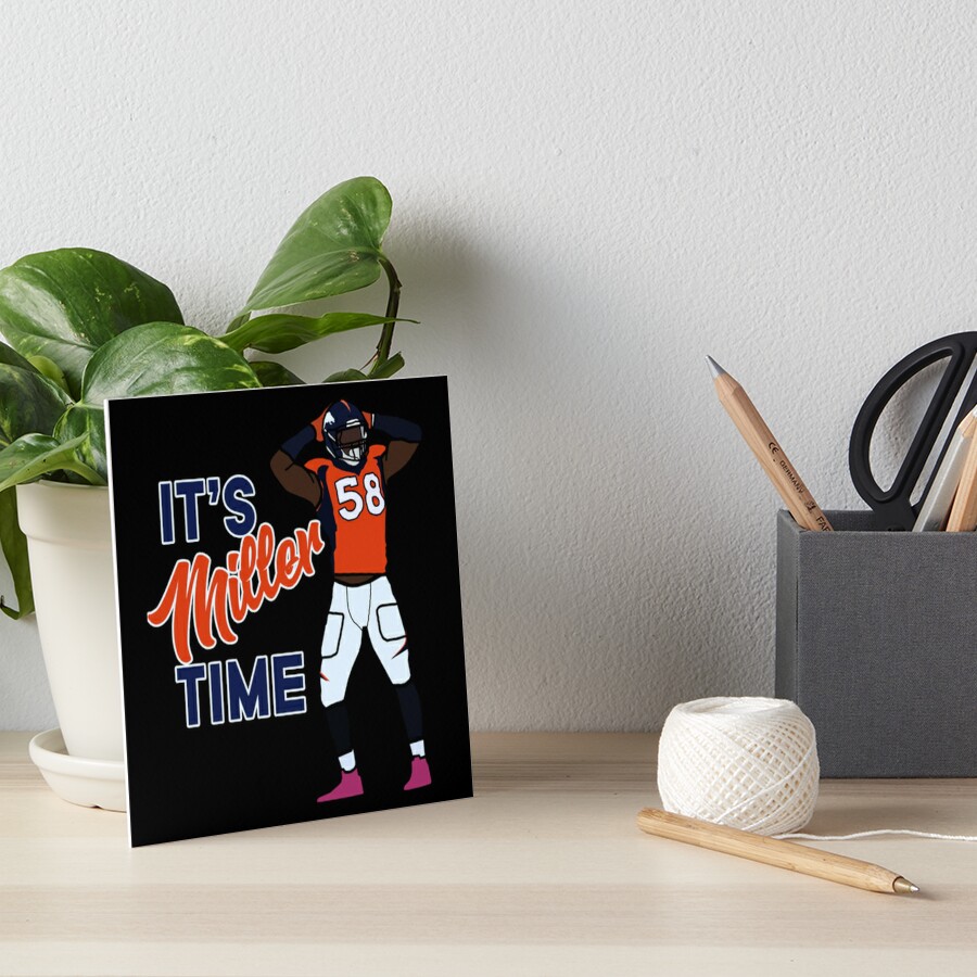 Von Miller 'It's Miller Time' Denver Broncos NFL Active T-Shirt for Sale  by seigfriedash