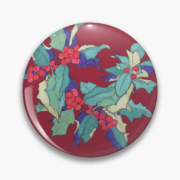 Item preview, Christmas plant pattern_red designed and sold by hahaha-creative.
