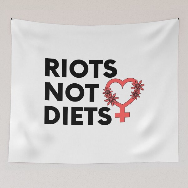 Item preview, riots not diets designed and sold by mikoala50.