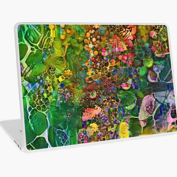 Deepdream abstraction Laptop Skin