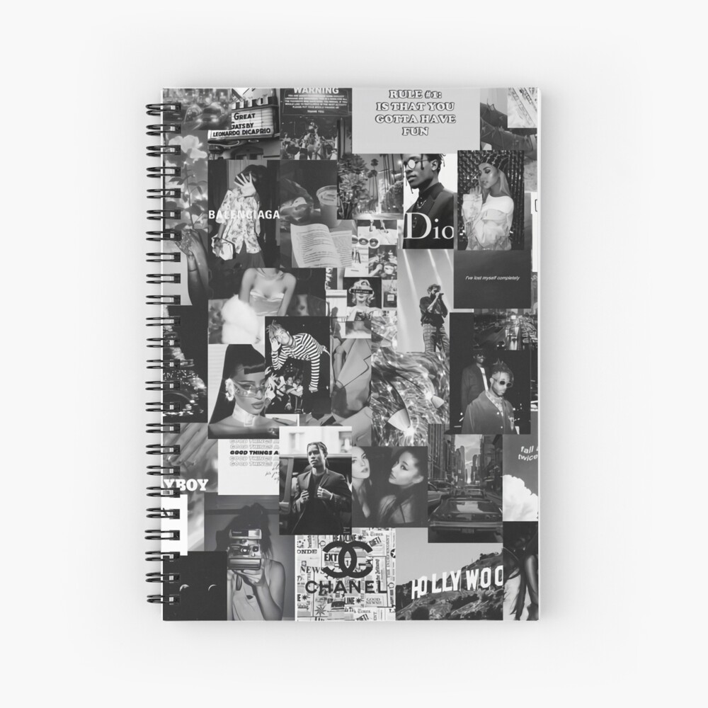 Black and White Aesthetic Collage Poster for Sale by shaynarez