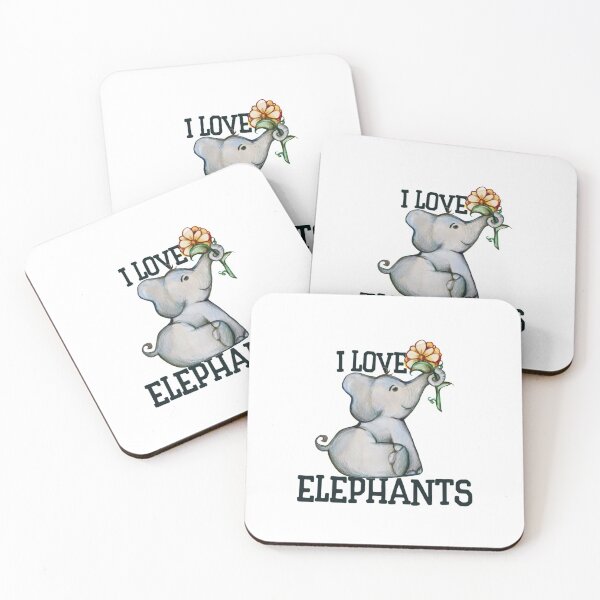 Item preview, I Love Elephants  love elephants  designed and sold by GiteLois.