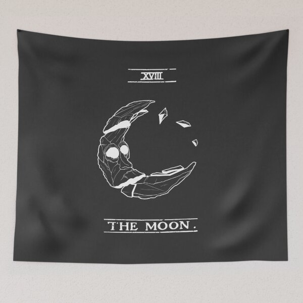 Item preview, Copy of XVIII THE MOON (white on black) designed and sold by Disbalance.