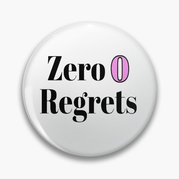 Item preview, Zero Regrets pink designed and sold by NancyArtDesigns.