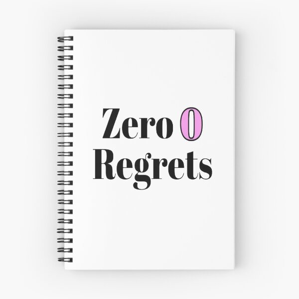 Item preview, Zero Regrets pink designed and sold by NancyArtDesigns.