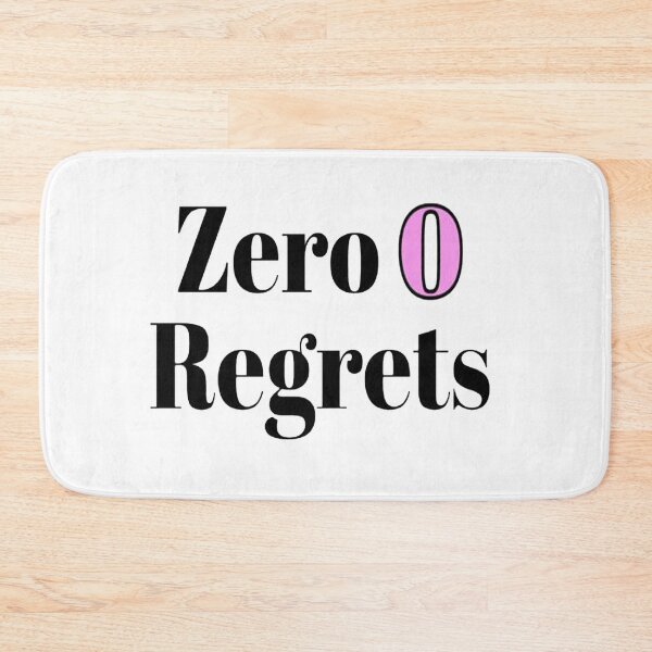 Item preview, Zero Regrets pink designed and sold by NancyArtDesigns.