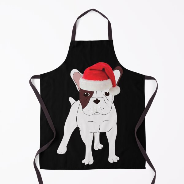 Item preview, French Bulldog Christmas Santa Frenchie Christmas Pied Frenchie Pied Brindle Chocolate Frenchie Gift designed and sold by FunShirtDesigns.