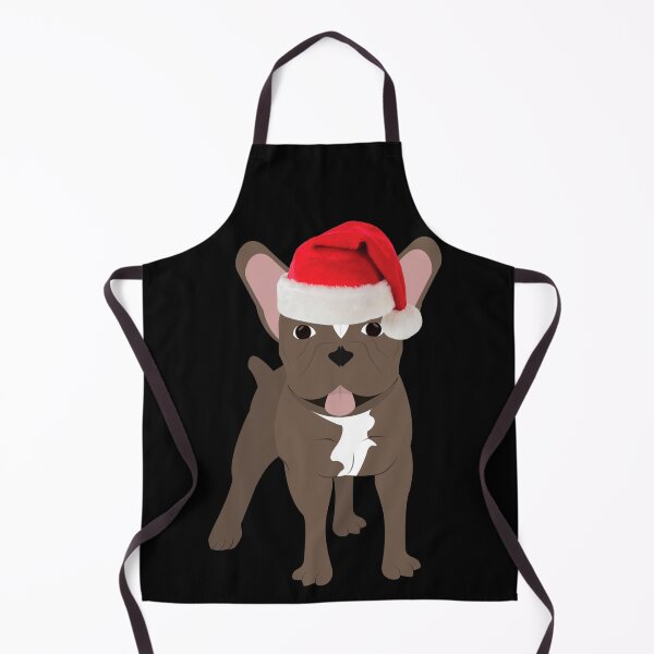 Item preview, French Bulldog Christmas, Santa Frenchie Christmas, Lilac Frenchie Brindle Chocolate Frenchie Gift designed and sold by FunShirtDesigns.