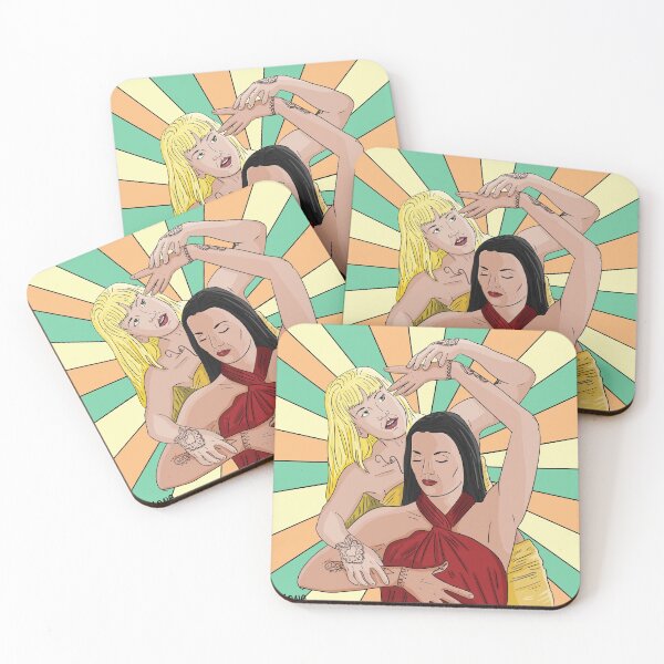 Item preview, Xena and Gabrielle with a touch of green designed and sold by Elona Danson.