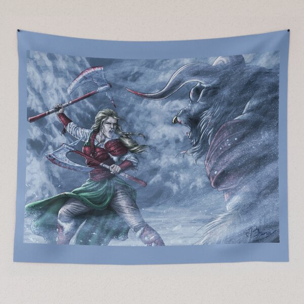 Item preview, The Maiden and the Minotaur designed and sold by Brina Williamson.