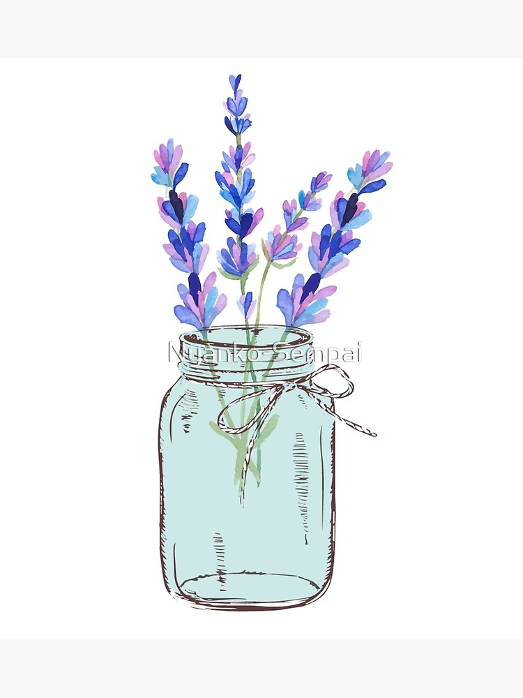 cute mason jars stickers Postcard for Sale by Nyanko-Sempai