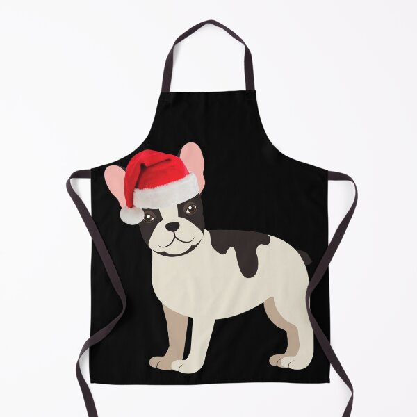 Item preview, French Bulldog Christmas Santa Frenchie Christmas Pied Frenchie Black and White Frenchie Gift designed and sold by FunShirtDesigns.