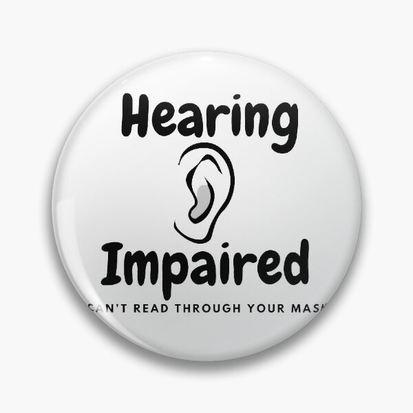 Item preview, Hard of hearing sticker designed and sold by MariusMunteanu.