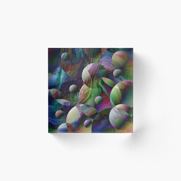 Orbs 4 Acrylic Block