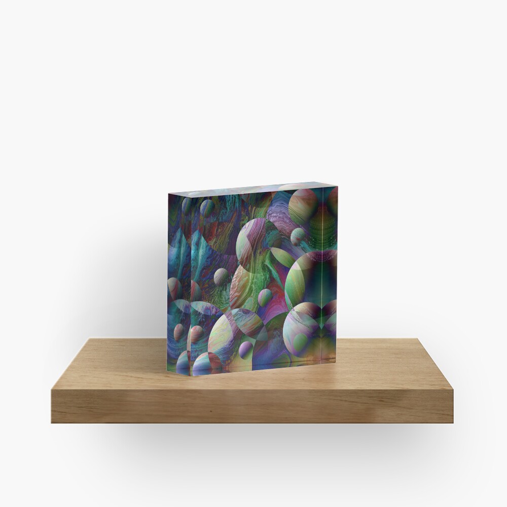 Orbs 4 Acrylic Block
