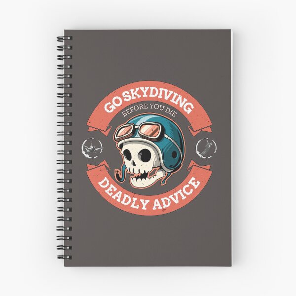 Item preview, Skydiving Deadly Advice designed and sold by ashburylee.