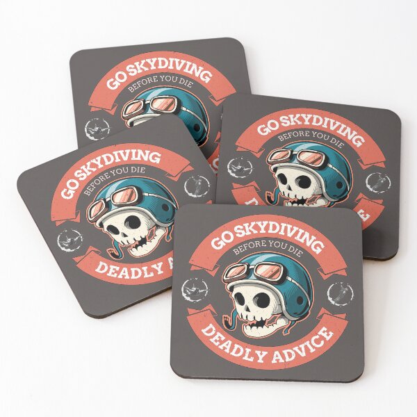 Item preview, Skydiving Deadly Advice designed and sold by ashburylee.
