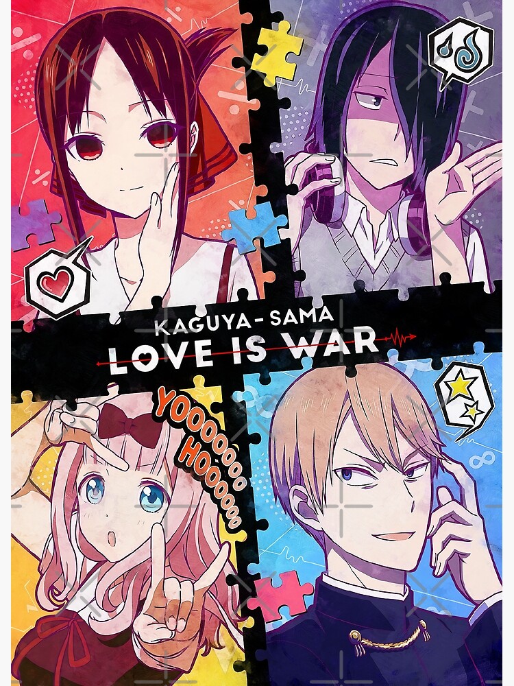 Thumbnail 3 of 3, Poster, Love is War designed and sold by Saikishop.