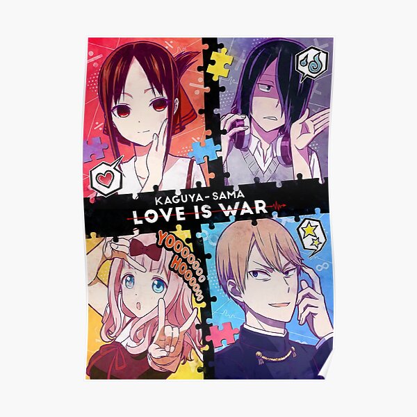 Love Is War Poster By Saikishop Redbubble