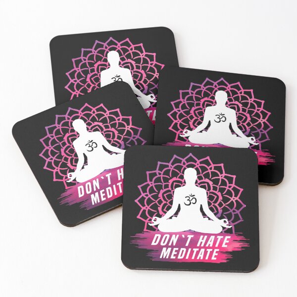 Item preview, Dont Hate Meditate designed and sold by Dmetalx Art Apparel.