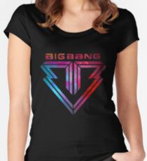 Big Bang - smokey Women's Fitted Scoop T-Shirt