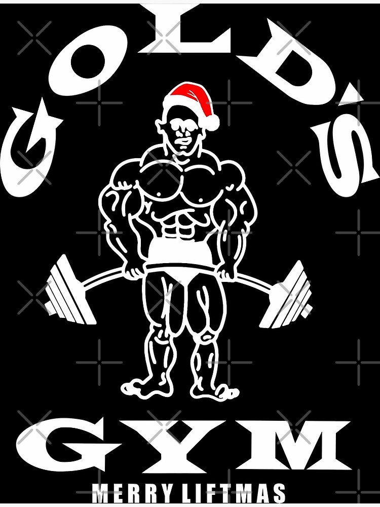 gold-s-gym-logo-poster-by-bornlion-redbubble