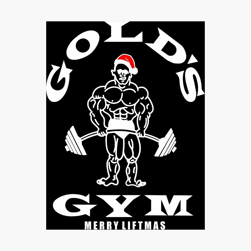 Gold S Gym Logo Poster By Bornlion Redbubble