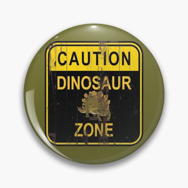 Item preview, Caution Sign Dinosaur  designed and sold by FanniBod.