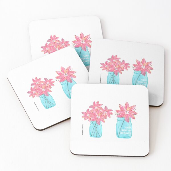 Item preview, Cute pink mason jars stickers  designed and sold by Nyanko-Sempai.