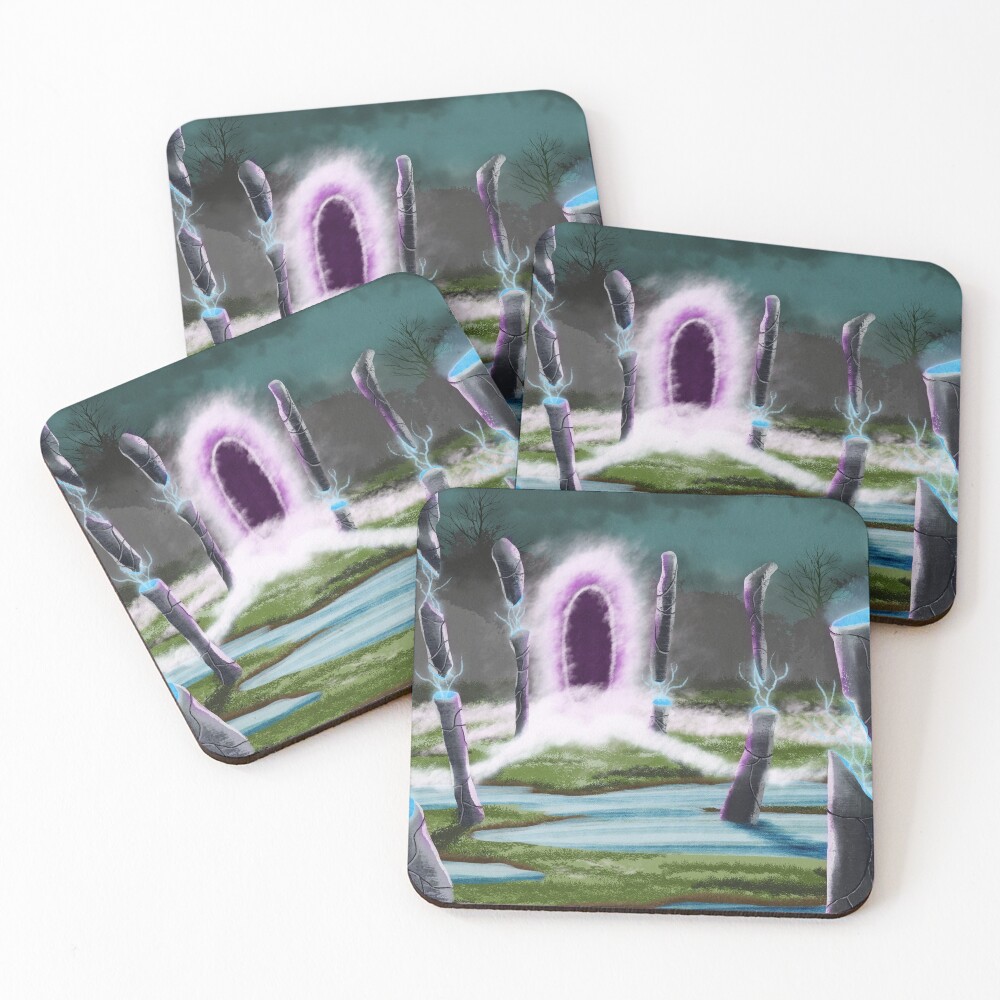 Item preview, Coasters (Set of 4) designed and sold by clevercreature.
