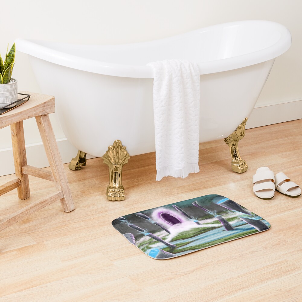 Item preview, Bath Mat designed and sold by clevercreature.