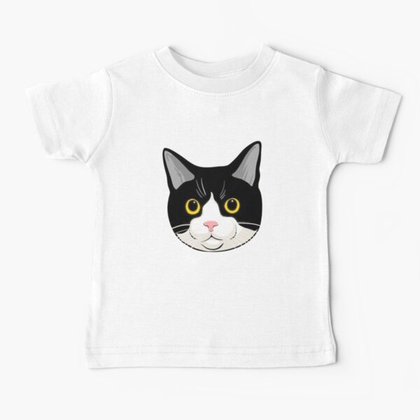 Cute Tuxedo Cat Baby T-Shirt