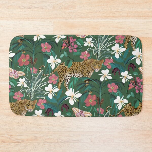 Item preview, Green Jungle Leopard  designed and sold by Happy  People Prints.