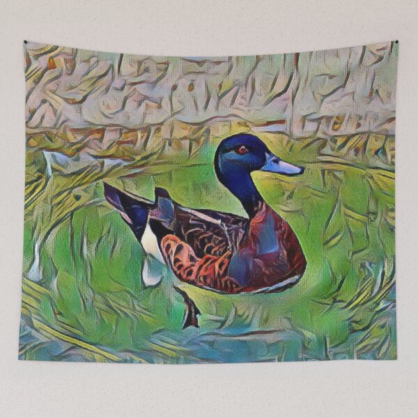 Item preview, Painting of a Wild Duck on a pond designed and sold by bradm50.