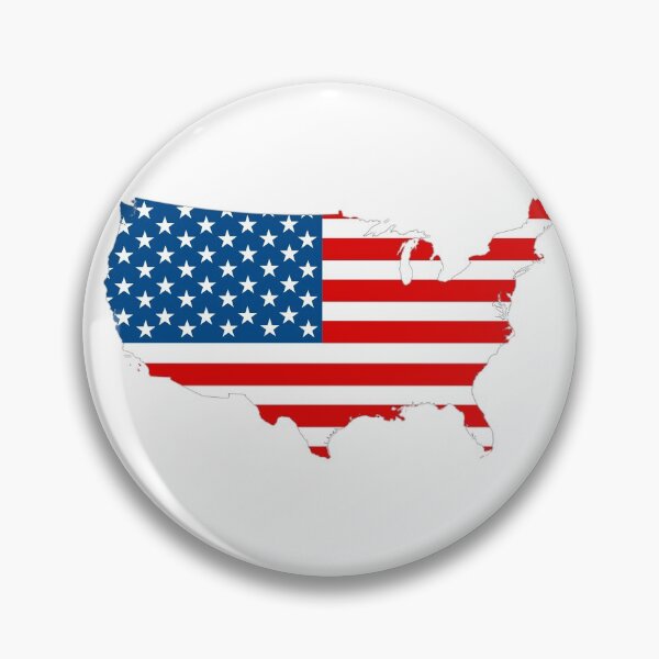 Item preview, Map of USA with the national flag of United States of America on white background designed and sold by mashmosh.