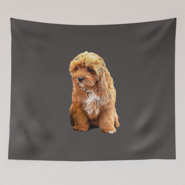 Item preview, Cavapoo Cavoodle Puppy Cuteness designed and sold by ElegantCat.