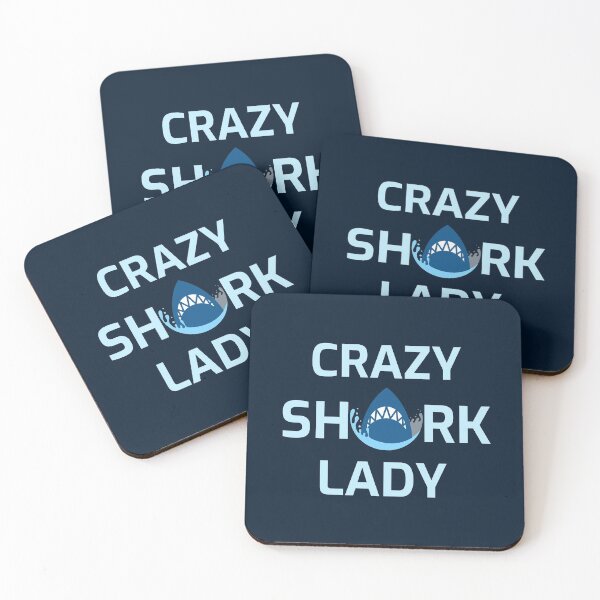 Item preview, Crazy Shark Lady designed and sold by NikStore.