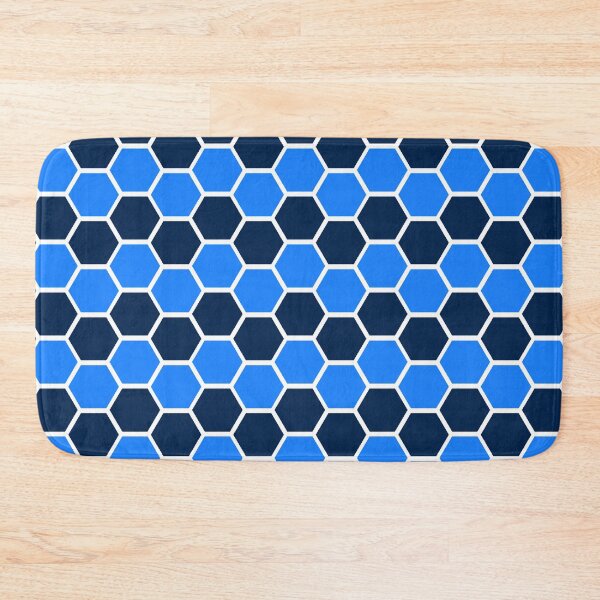Item preview, Blue Hexagons Geometric pattern designed and sold by YOYOCollection.