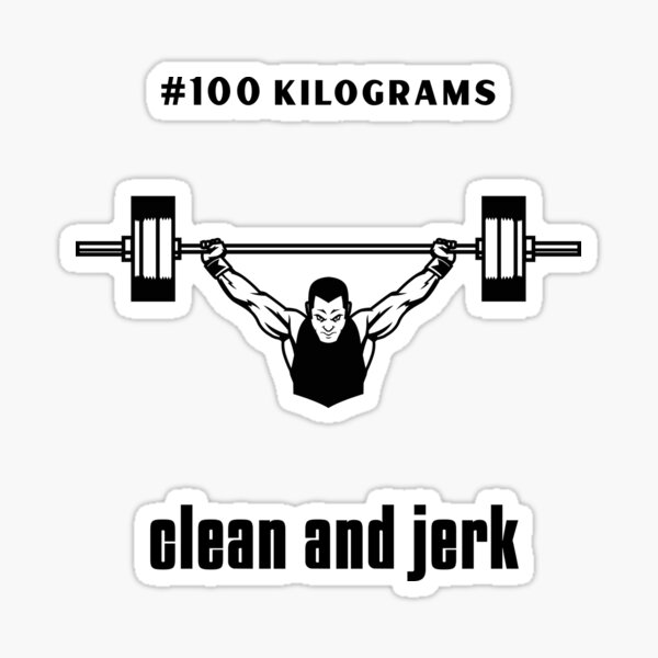 Clean And Jerk Stickers Redbubble