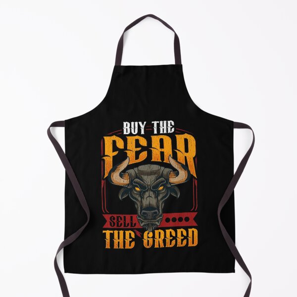 Item preview, Buy The Fear Sell The Greed Trading Investing Bull designed and sold by perfectpresents.