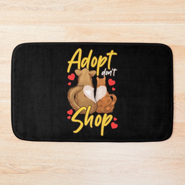 Item preview, Cute Cat & Dog Adopt Don't Shop designed and sold by perfectpresents.