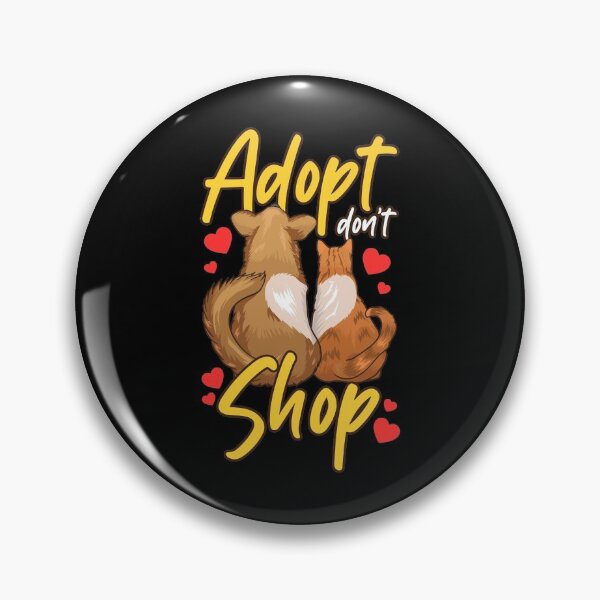 Item preview, Cute Cat & Dog Adopt Don't Shop designed and sold by perfectpresents.